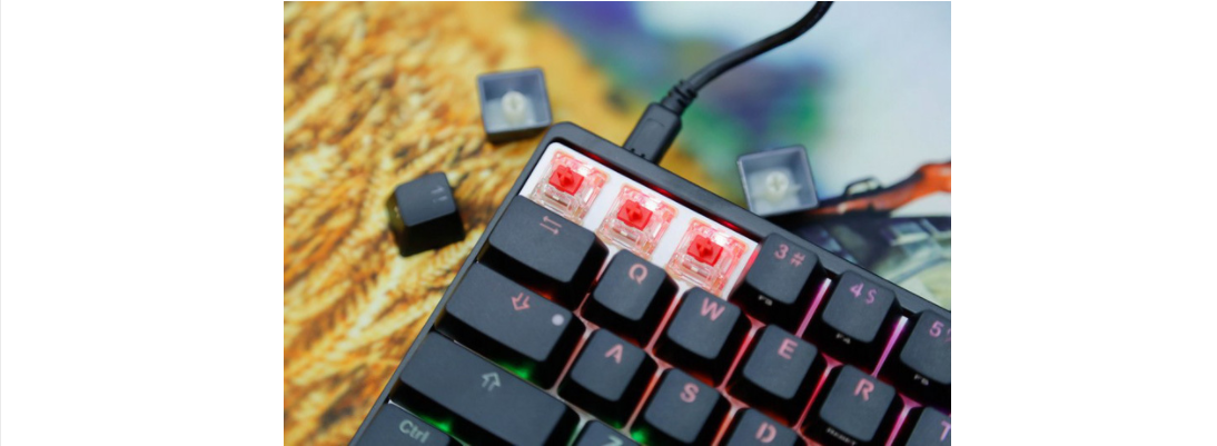 Bàn phím cơ Vortex 3 RGB Cherry Brown switch có chất lượng cao cấp 